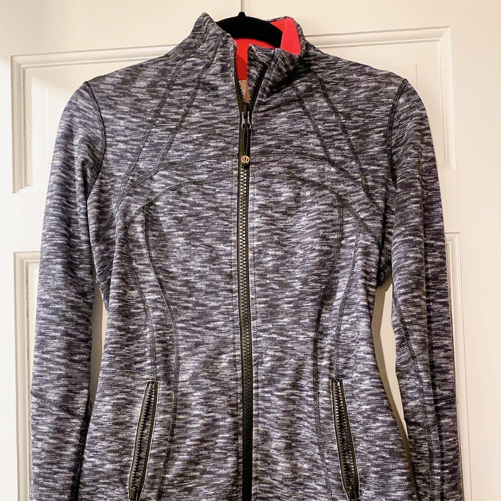 Lulu lemon zip up define jacket, size 8